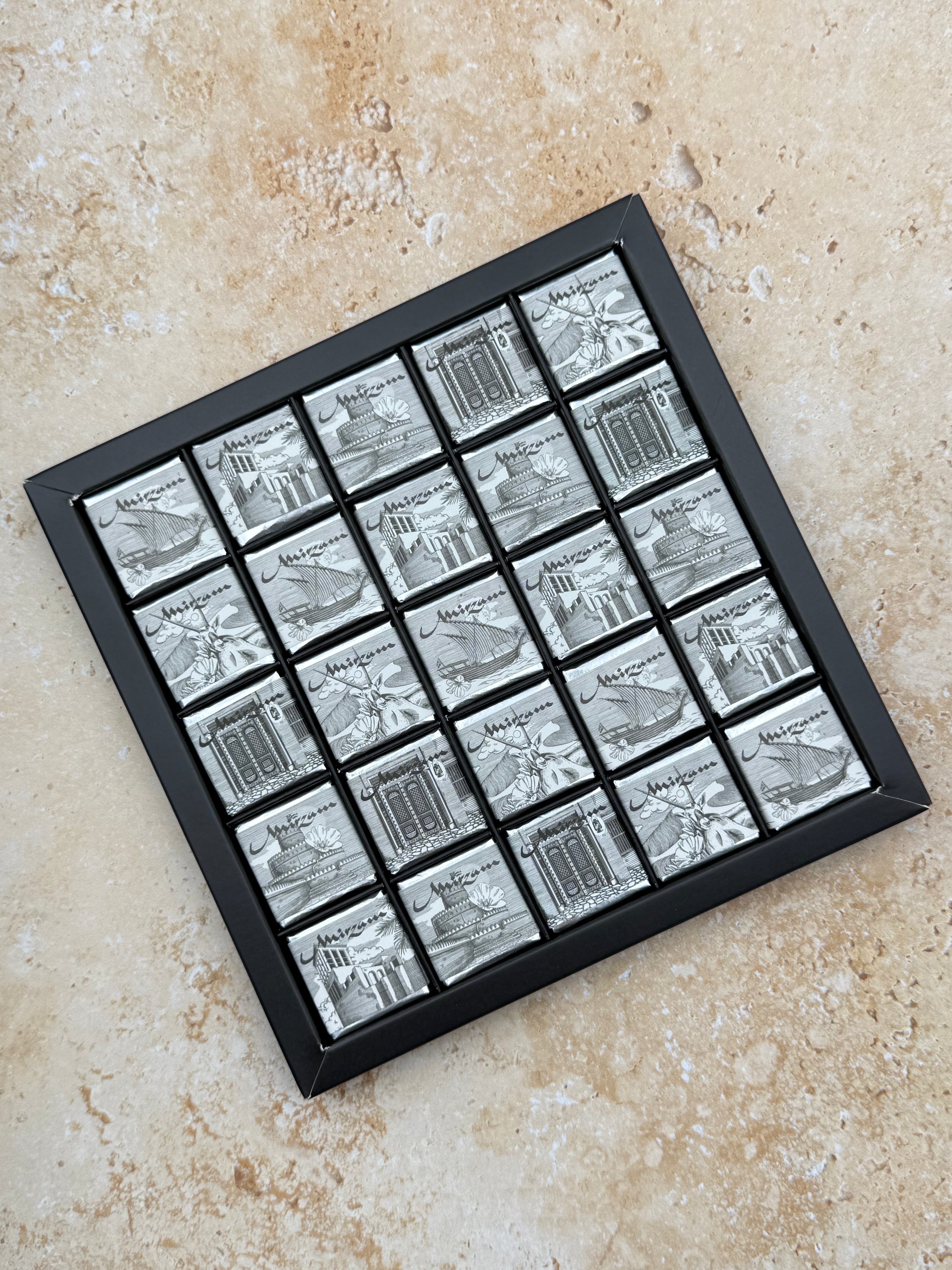 Treasures Of The UAE: Dark Chocolate Bites Box of 50