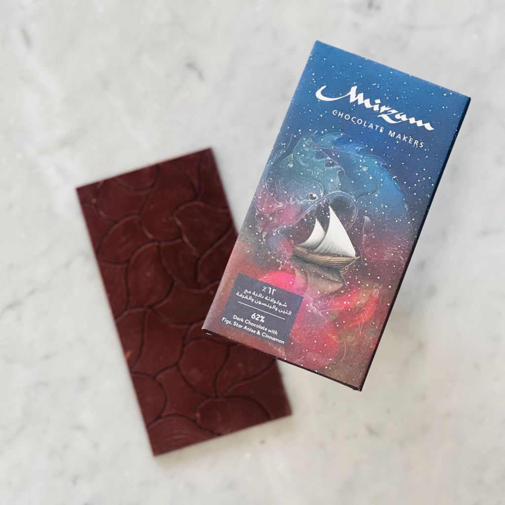 62% Dark Chocolate with Figs, Star Anise & Cinnamon
