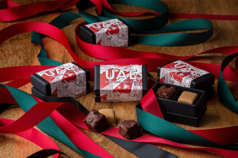 From bean to bar to 40,000 feet with Emirates Arline this UAE National Day!