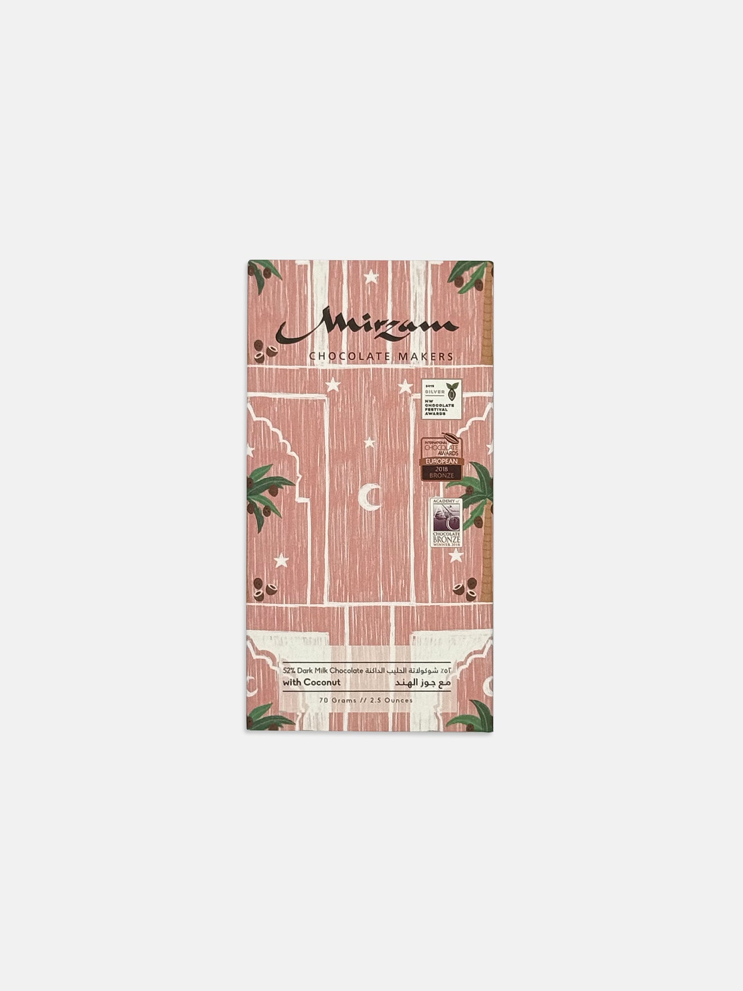 52% Dark Milk Chocolate with Coconut