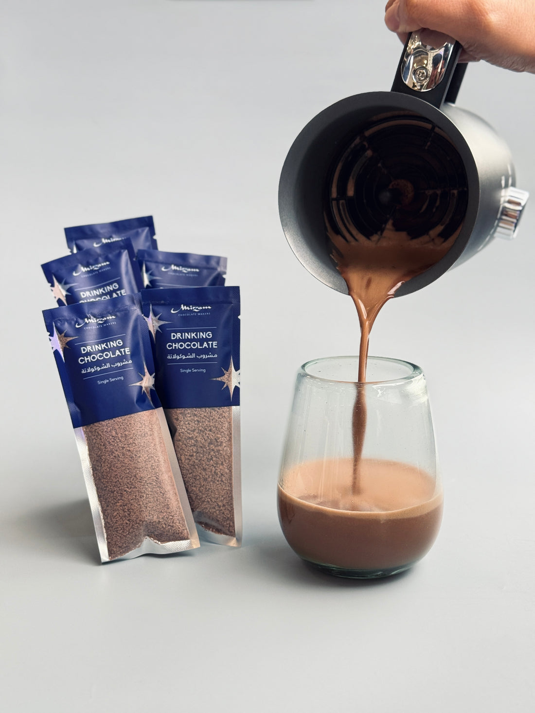 Drinking Chocolate &amp; Frother Set