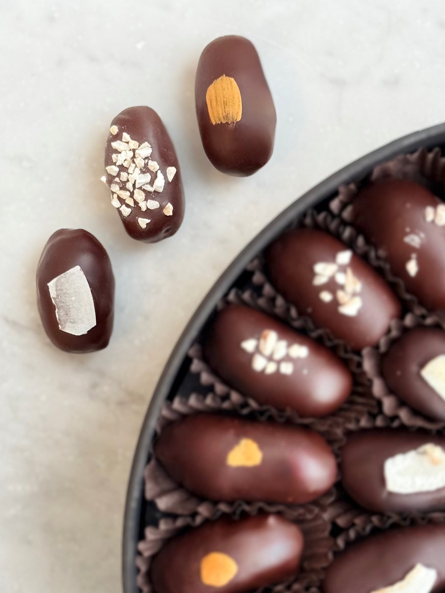 Dark Chocolate Dates Classic Box of 70