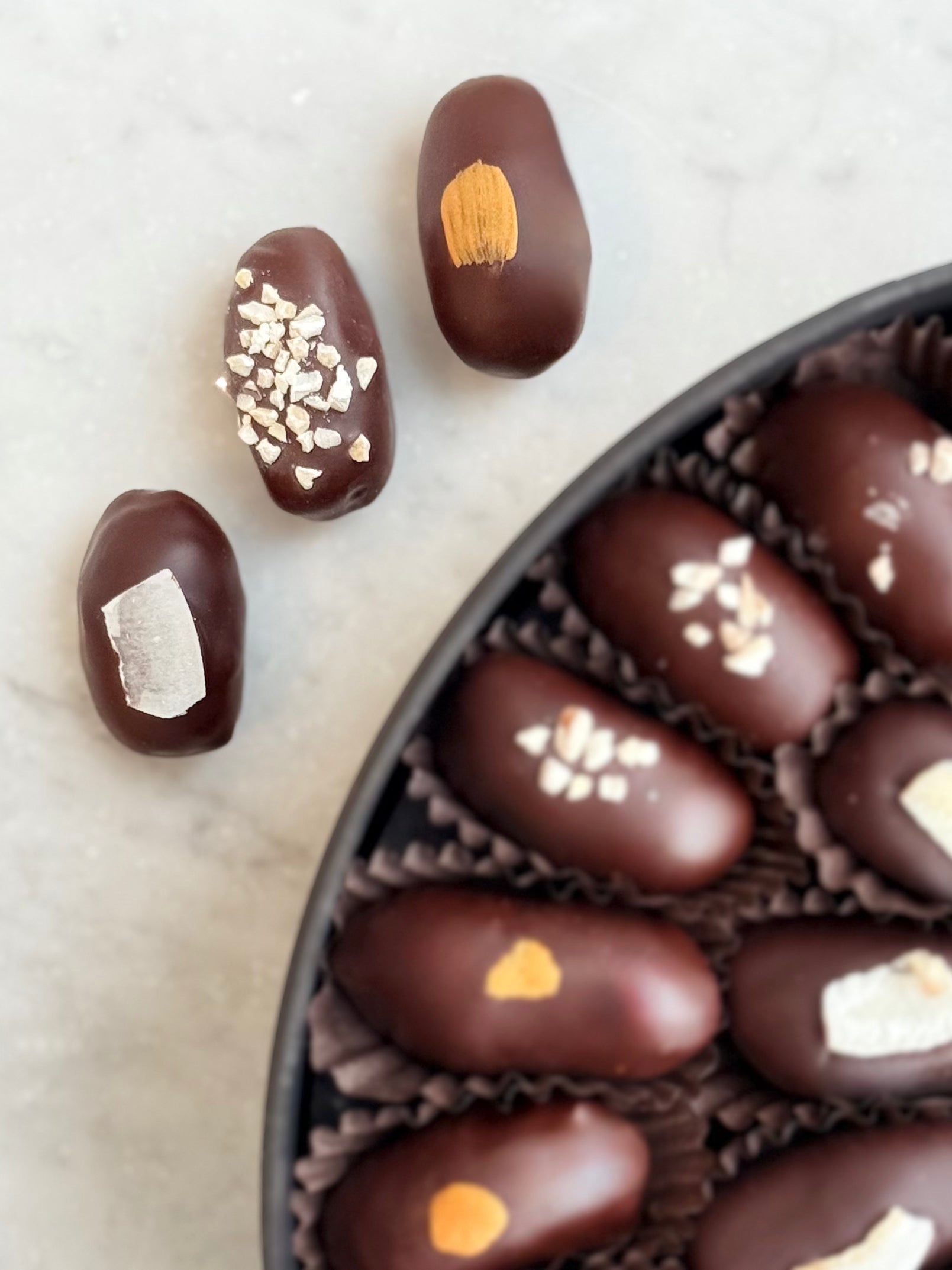 Dark Chocolate Dates Classic Box of 70