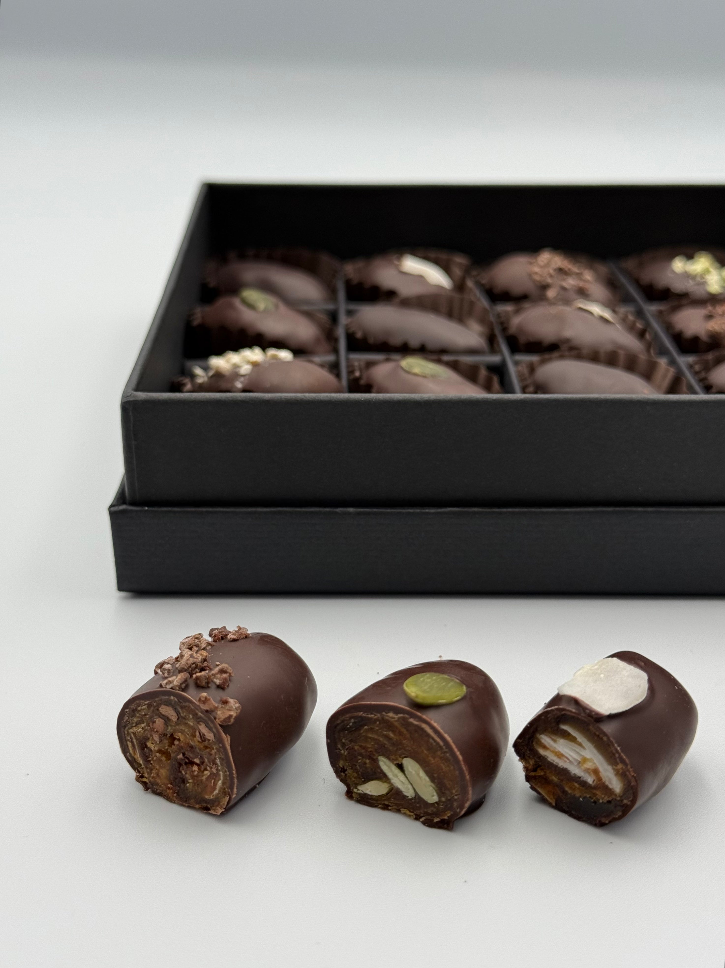 Dark Chocolate Dates Classic Box of 50