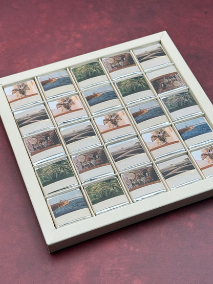 Textures Of The UAE: Mixed Chocolate Bites Box of 50