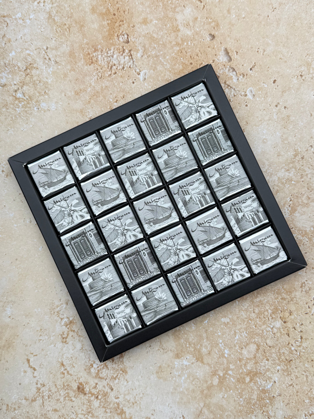 Treasures Of The UAE: Dark Chocolate Bites Box of 50