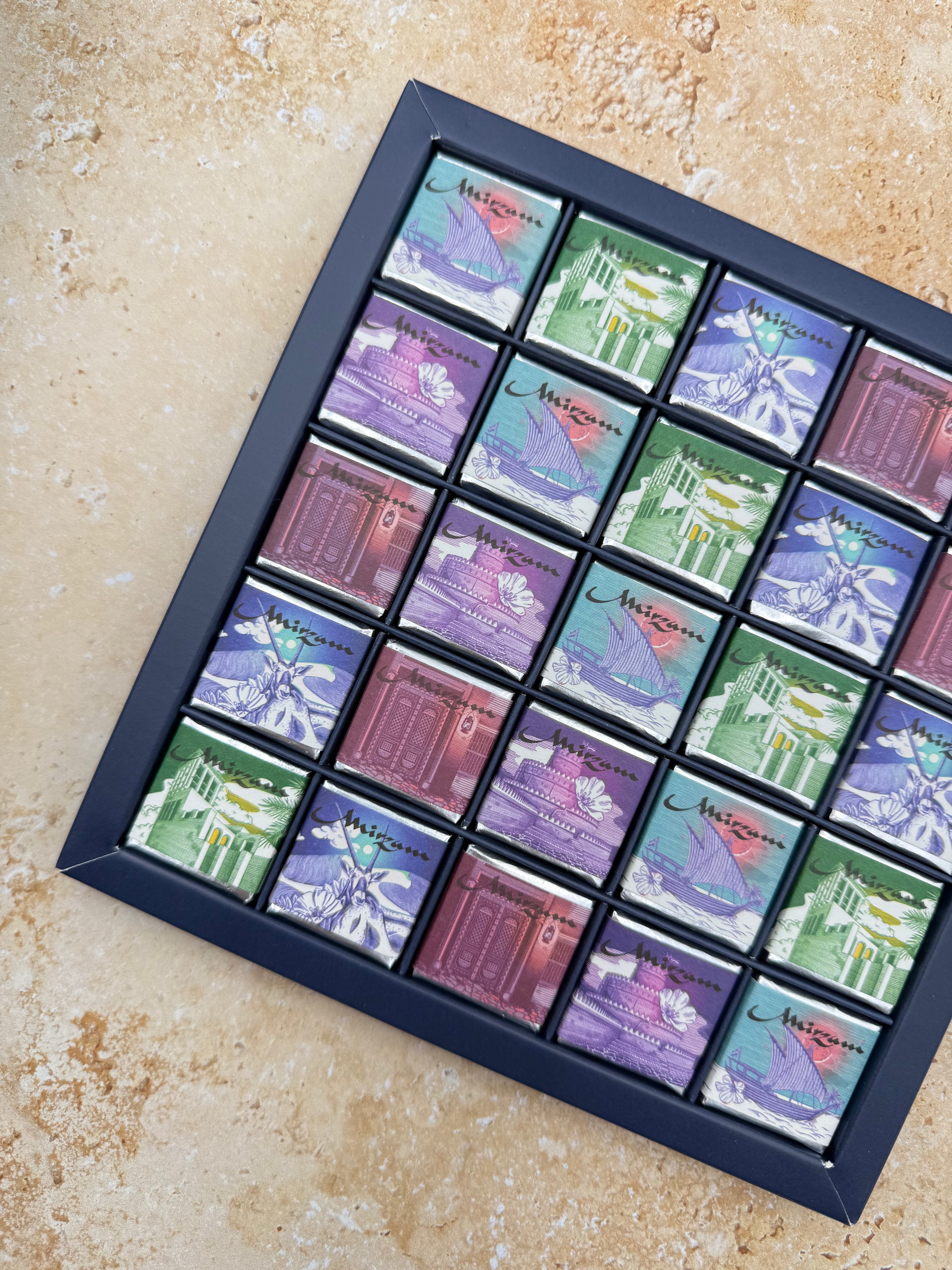 Treasures Of The UAE: Milk Chocolate Bites Box of 50