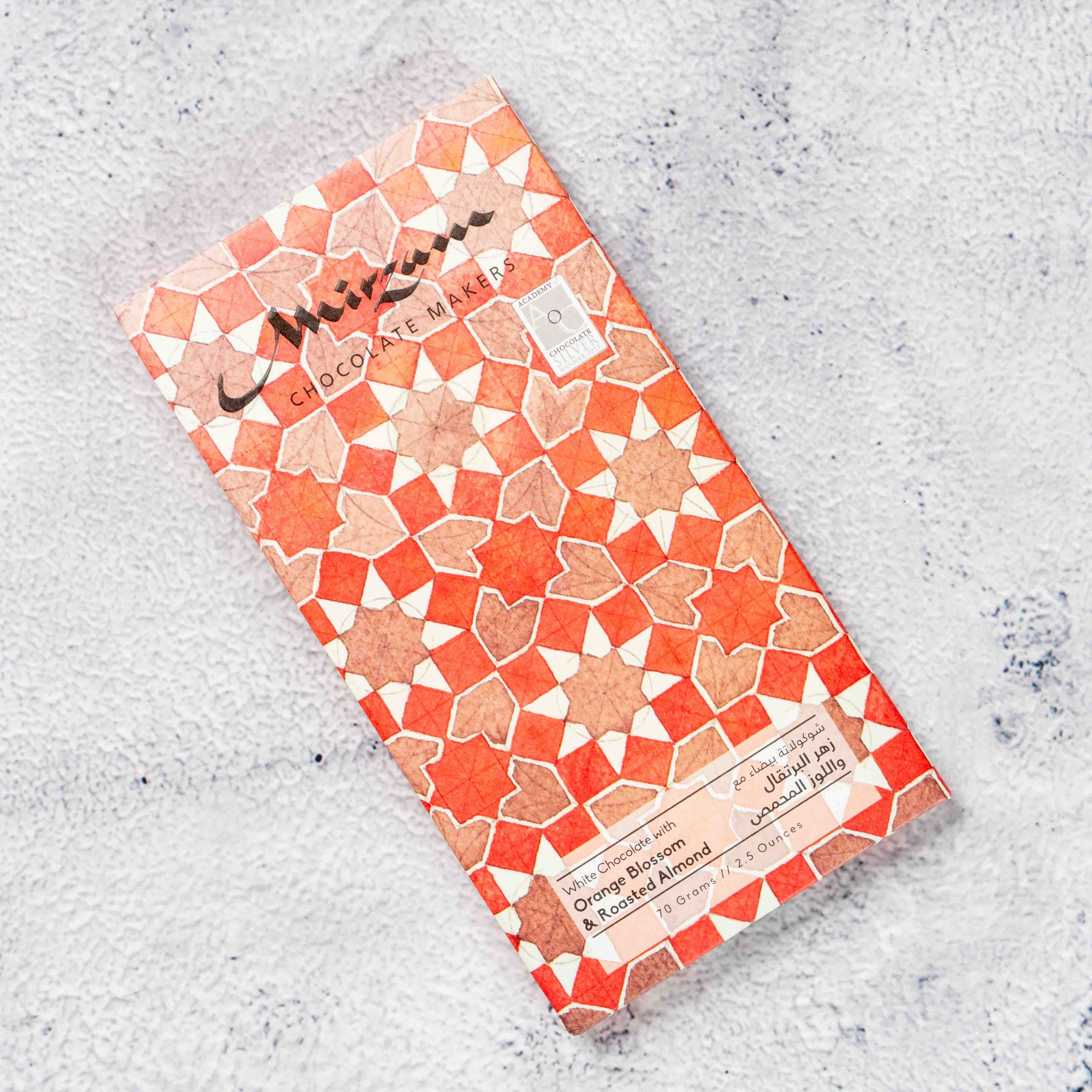 White Chocolate with Orange Blossom &amp; Roasted Almond