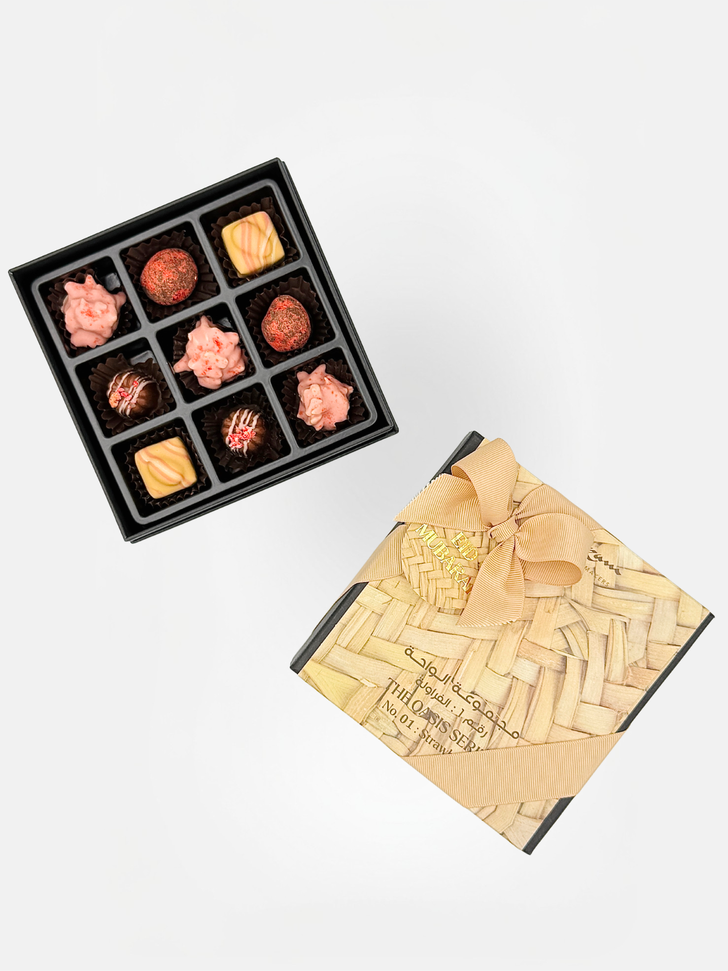 The Oasis Series No. 01 Strawberry Truffles - Box of 9