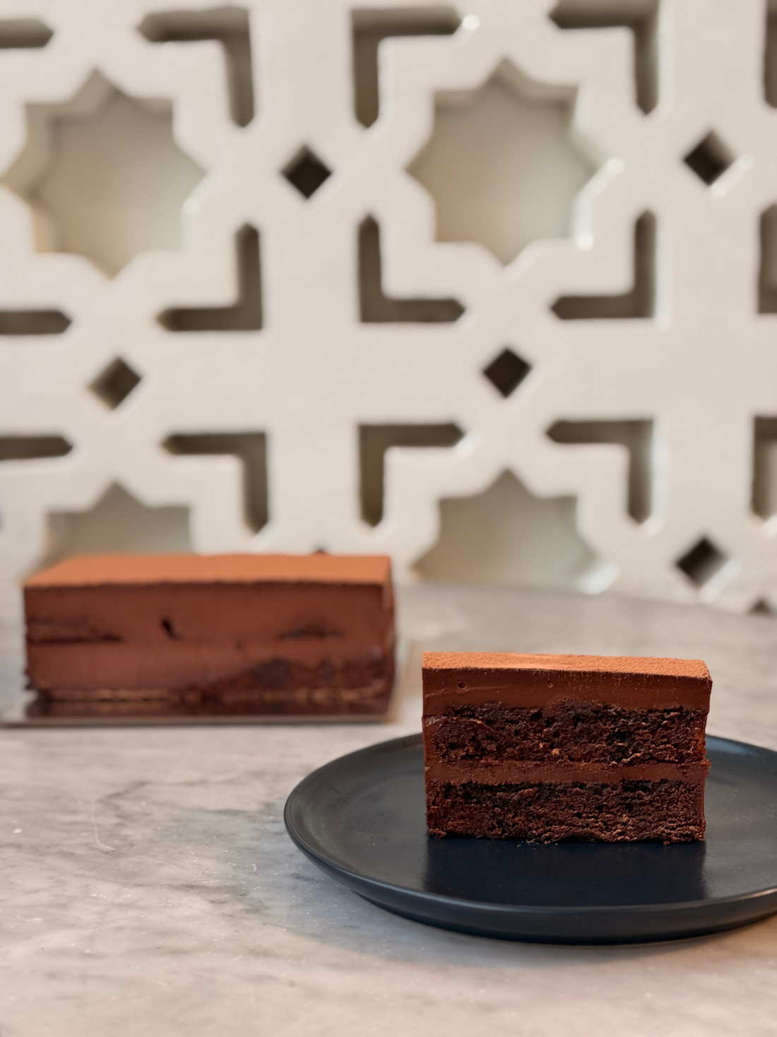 Flourless Chocolate Layered Cake