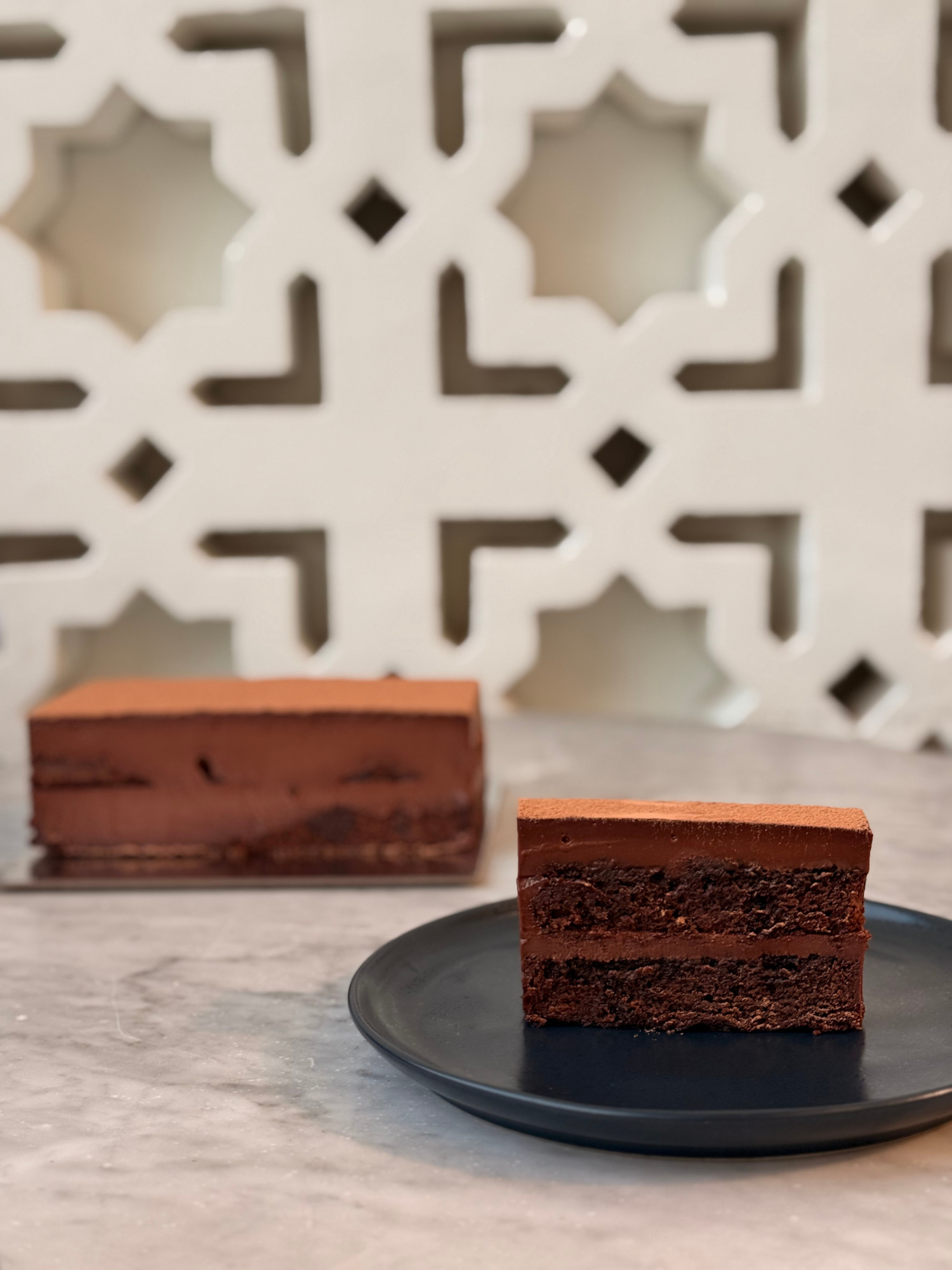 Flourless Chocolate Layered Cake