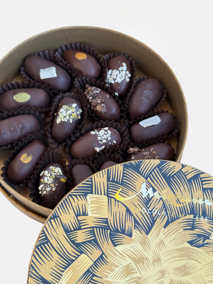 Dark Chocolate Dates Safeefa - Box of 15