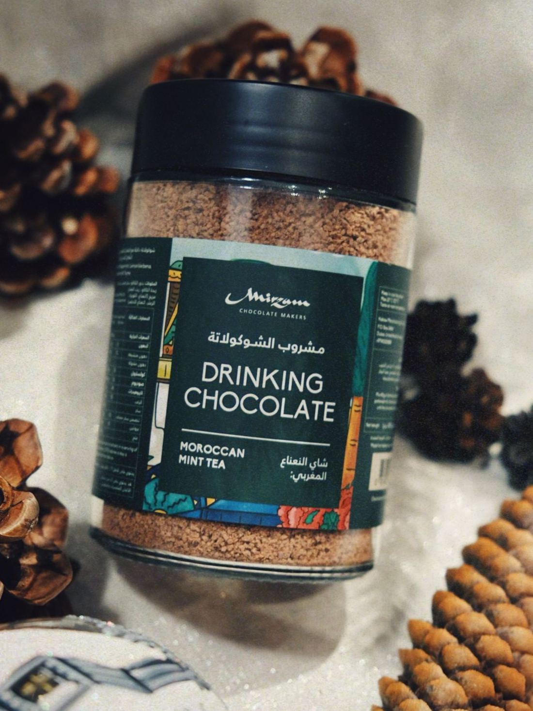 Moroccan Mint Tea Drinking Chocolate