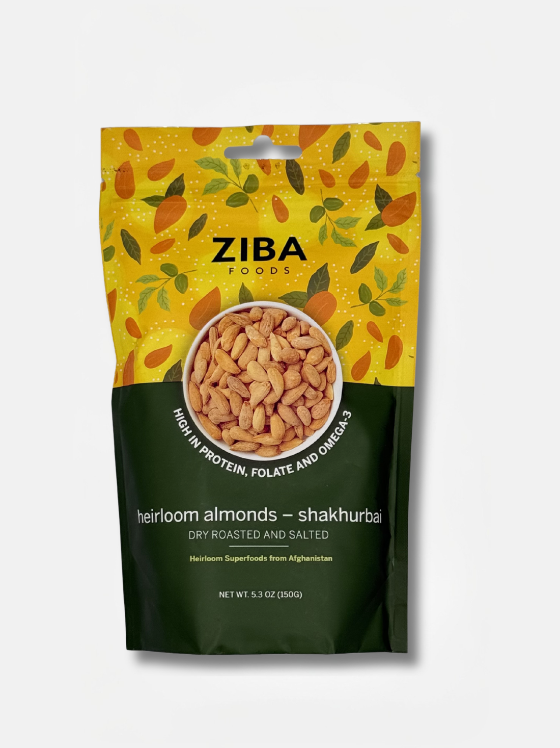 Heirloom Almonds - Shakhurbai (Dry Roasted &amp; Salted) 150g